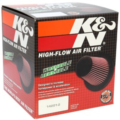 K&N Universal Air Filter | Round Tapered, 6in Flange, 4in Tall | RU-1009