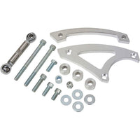 CVF Racing polished V-belt power steering bracket for Chrysler big block 383, 400, 426 and 440, 440-PSBRKT