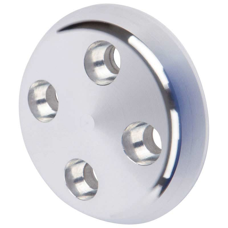 CVF Racing polished billet water pump pulley nose cap for Mopar (Chrysler), 440CAP-V
