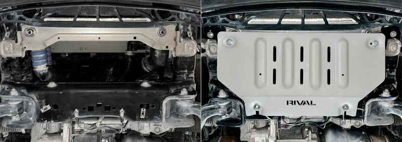 RIVAL 2015-2026 Ford F150 Expedition Aluminum Radiator Skid Plate