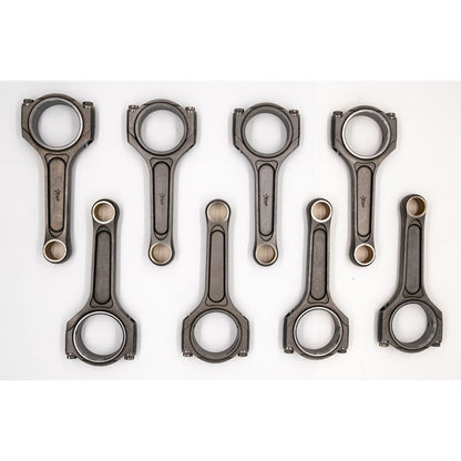 Super I-Beam 6.125" Connecting Rods with ARP L19 Bolts, Set of 8 | TSP-6125-IB-8
