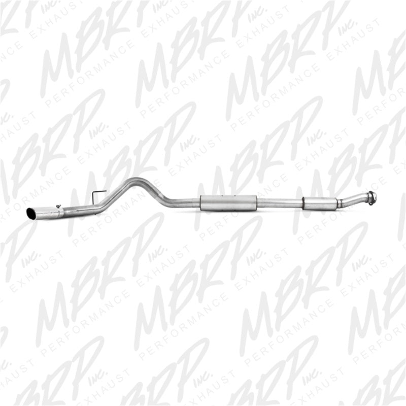 MBRP 11-13 Ford F150 SVT Raptor 6.2L EC-SB/CC-SB 3.5in Cat Back Single Exit Alum Exhaust System