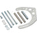 CVF Racing BBC V-Belt Alternator Bracket, Electric Water Pump in Polished, part number 454-ALTBRKT-C-EWP