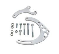 CVF Racing L18 8.1L alternator bracket, Polished, L18-ALTBRKT-CT