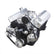 CVF Racing Gen VI AC/PS/Alt Serpentine Kit, EWP in Polished, part number 454-SERPENTINE-AC-C-G6-EWP