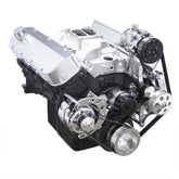 CVF Racing Gen VI AC/PS/Alt Serpentine Kit, EWP in Polished, part number 454-SERPENTINE-AC-C-G6-EWP