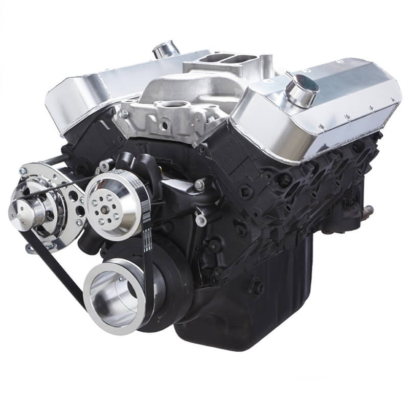 CVF Racing Gen VI Alternator Serpentine Kit, LWP in Polished, part number 454-SERPENTINE-ALT-C-G6