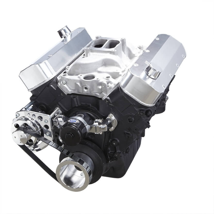 CVF Racing BBC Alternator Serpentine Kit, EWP in Polished, part number 454-SERPENTINE-ALT-C-EWP