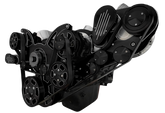 CVF Racing BBC ProCharger Wraptor serpentine system, Black Diamond, BD-454PC-WRAPTOR-EWP