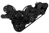 CVF Racing BBC ProCharger Wraptor serpentine system, Black Diamond, BD-454PC-WRAPTOR-EWP