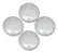 Baby Moon Hub Caps Chrome Fit Most GM and Ford with 14 Inch or 15 Inch Stock Wheels Mr Gasket