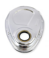 Timing Cover Chrome Fits 1955-1991 Small Block Chevrolet 265-400 and 1980-1995 90 Degree 229-262 V6 Mr Gasket