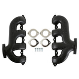 Hooker BlackHeart LT Swap Exhaust Manifolds - Rear Dump - Black BHS5194
