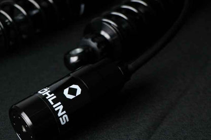 Ohlins 14-26 Harley FL Touring STX 36 Twin Blackline 12in Blk Reservoir Shocks - Standard Springs