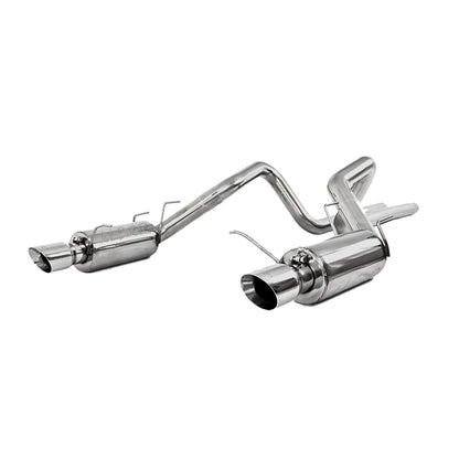 MBRP 11-14 Ford Mustang GT 5.0L Dual Split Rear Street Version T409 3in Cat Back Exhaust System | S7258409