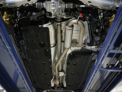 aFe Power Rebel Series 2.5in 409 Stainless Steel Cat-Back Exhaust with Black Tip 2022 Ford Maverick | 49-33144-B