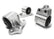 Innovative 92-95 Civic B/D Series Silver Aluminum Mounts Solid Bushings (3 Bolt)