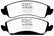 EBC 09-14 Cadillac Escalade 6.0 Hybrid Extra Duty Front Brake Pads