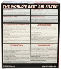 Load image into Gallery viewer, K&amp;N Universal Clamp-On Air Filter 3in FLG / 6in B / 4-1/2in T / 6in H