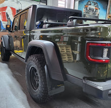 Load image into Gallery viewer, Rally Armor 19-24 Jeep JT Gladiator (Mojave/Rubicon) Black Mud Flap w/Grey Logo