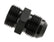 -8 AN To 3/4-16 O-Ring Black O-Ring Straight Thread to AN Flare Fitting 6061 Aluminum Construction Mr Gasket