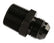 Straight -6 AN To 3/8 Inch NPT Adapter Black NPT to AN Flare Fitting 6061 Aluminum Construction Mr Gasket