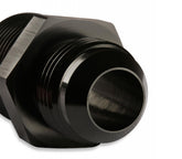 Straight -6 AN To 3/8 Inch NPT Adapter Black NPT to AN Flare Fitting 6061 Aluminum Construction Mr Gasket