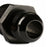Straight -6 AN To 3/8 Inch NPT Adapter Black NPT to AN Flare Fitting 6061 Aluminum Construction Mr Gasket