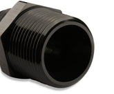 Straight -6 AN To 3/8 Inch NPT Adapter Black NPT to AN Flare Fitting 6061 Aluminum Construction Mr Gasket