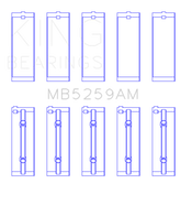 King Engine Bearings Acura B18A1/B1/C1/C5 K20A/K24A Main Bearing Set - Size STD
