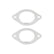 MLS Exhaust Header Collector Gaskets Fits 2-bolt 2-1/2 Inch Round Header Collectors Mr Gasket