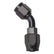 Russell Performance -10 AN Black 45 Degree Full Flow Hose End