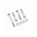 Water Pump Bolts Chrome Fits 1955-1968 Chevrolet 265-350 Gen I Small Block with Short Water Pump Mr Gasket