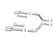 MagnaFlow Axle-Back, SS, 2.5in, Quad Split Rear 3.5in Tip 2015 Dodge Challenger 3.6L V6