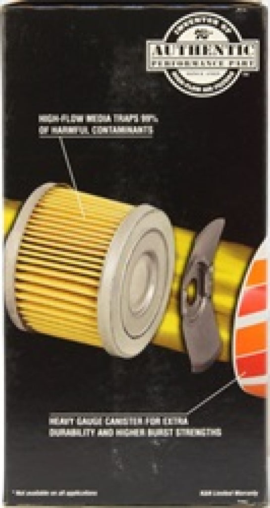 K&N Oil Filter OIL FILTER; AUTOMOTIVE