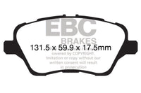 EBC 13+ Ford Fiesta 1.6 Turbo ST Redstuff Front Brake Pads