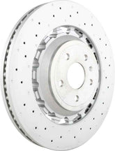 Brembo 15-18 Porsche Macan Front Grooved UV Coated Rotor