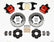 Wilwood Combination Parking Brake Rear Kit 11.00in Drilled Red Civic / Integra Drum 2.46 Hub Offset