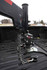 Gen-Y Spartan Torsion-Flex 2.5in Offset 4in SQ Tube Gooseneck 2-5/16in Coupler Standard Height