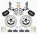 Wilwood Forged Dynalite-M Front Kit 11.30in 1 PC Rotor&Hub 60-68 Ford / Mercury Full Size / Galaxie