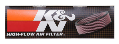 K&N Drop-In Air Filter | Round, 12in Flange, 4in Tall | E-3730
