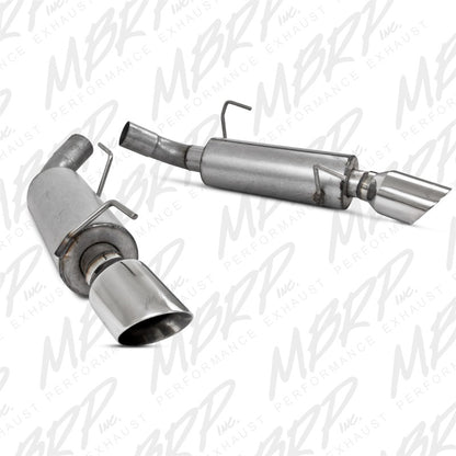 MBRP 05-10 Ford Mustang GT 5.0/Shelby GT500 Dual Mufflers Axle Back Split Rear AL | S7200AL