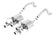 Borla 15 Chevy Corvette C7 ZO6 6.2L w/o AFM w/ NPP ATAK Quad RD RL IC Tips Center Rear Exit Exhaust