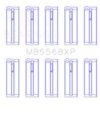 King Engine Bearings Acura D16A1/97-01 Honda H22A4/98+ F23A Performance Main Bearing Set - Size STD