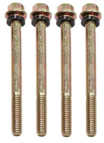 Quick Fuel Technology Fuel Bowl Screws (Med)[1 7/8"]-Gold & Gaskets 5-4 5-4QFT