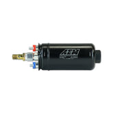 400LPH (Metric) Inline High Flow Fuel Pump M18x1.5 Inlet M12x1.5 Outlet AEM Electronics