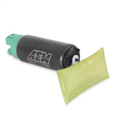 400LPH E85-Compatible Hi Flow In Tank Fuel Pump Double Barb Hi-Flow In Tank EFI Fuel Pump AEM Electronics