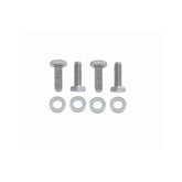 Chrome Valve Cover Bolts Hex Head 4 per set. 1/4-20 x 3/4 Inch, 1/4 Inch AN washers Mr Gasket