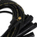 Spark Plug Wire Set 8MM Universal Black Wire With Black Straight Boots 5040K, Spark Plug Wires, Super Stock, Spiral Core, 8Mm, Black, Set ACCEL
