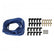 Spark Plug Wire Set 8MM Universal Blue Wire With Blue 90 Deg Boots 5041B, Spark Plug Wires, Super Stock, Spiral Core, 8Mm, Blue, Set ACCEL